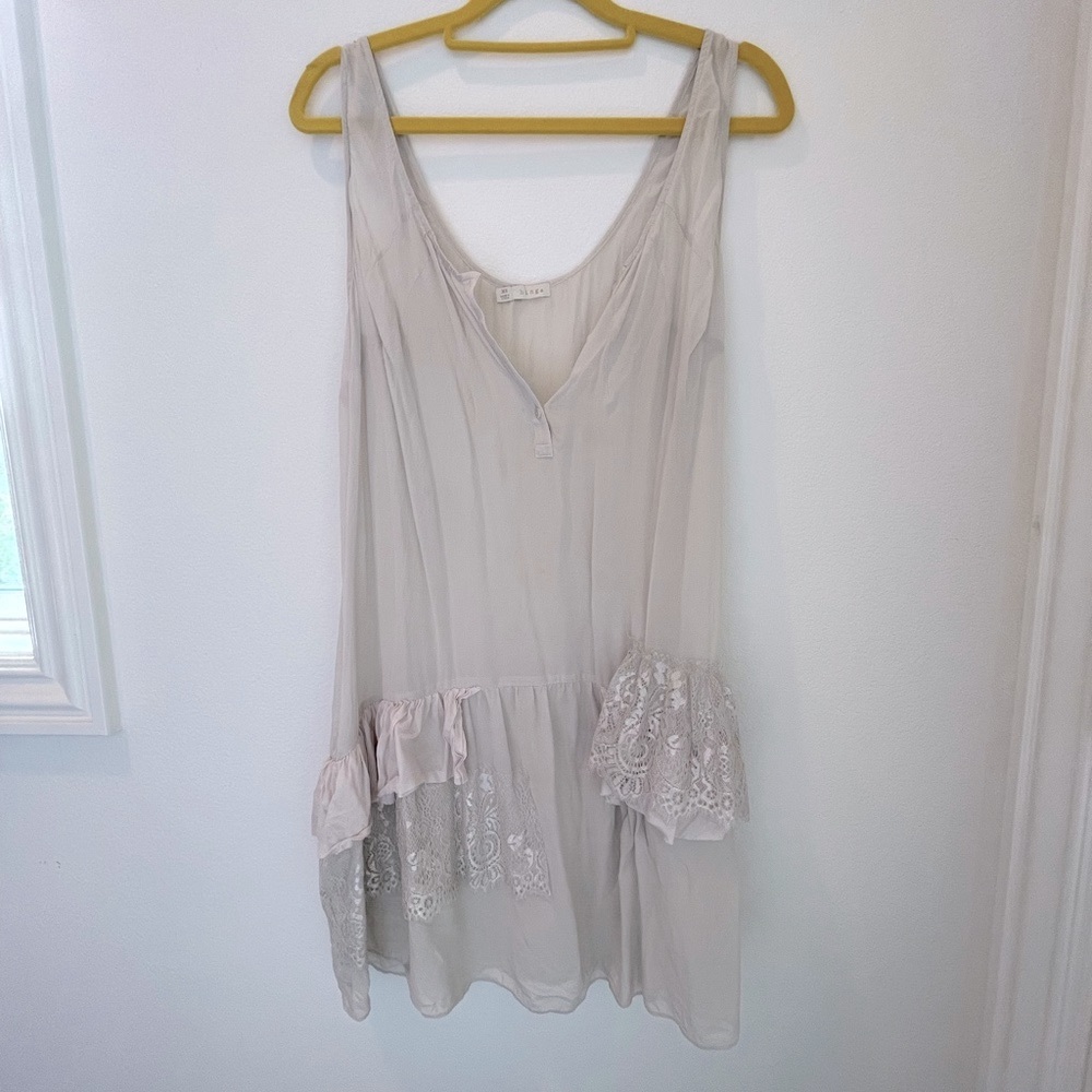 Hinge MIDI silky Dress